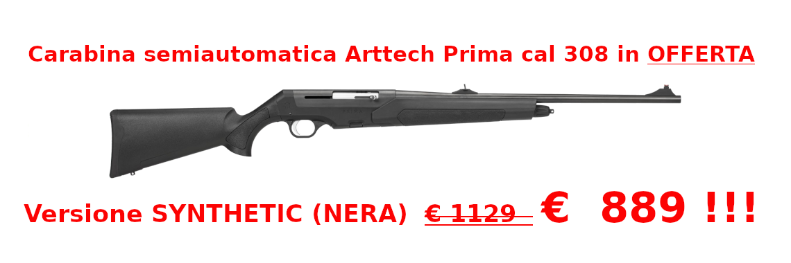 Carabina semiautomatica Arttech Prima Synthetic OFFERTA