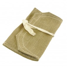Military green canvas pouch. 