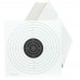 Airgun paper targets with 1 black bullseye  17x17 cm
