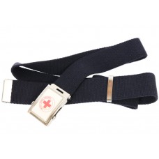 Blue canvas belt with C.R.I. buckle 
